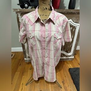 Ladies XXL Wrangler Retro Western Shirt